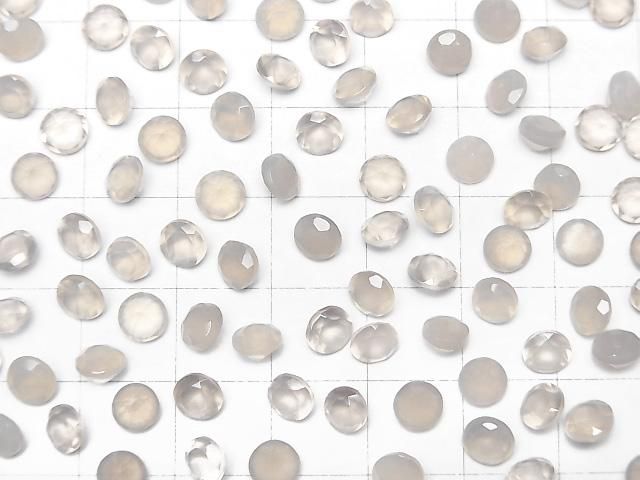 【動画】宝石質グレーオニキスAAA ルース ラウンドファセットカット5×5mm 10粒 サムネイル4
