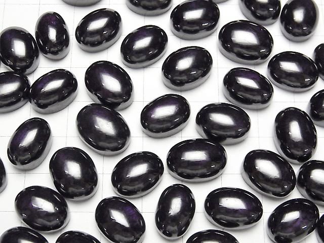 【動画】パープライト オーバル カボション14~15mm 1個 サムネイル4