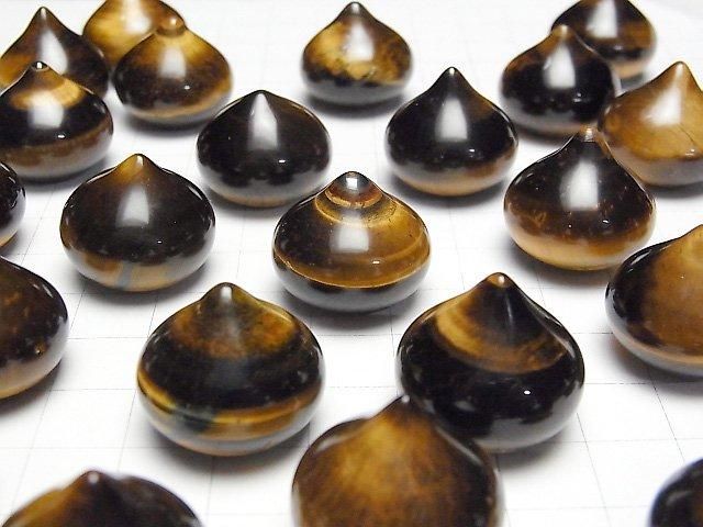 【動画】イエロータイガーアイAA++ 宝珠(マニ)19×20×20mm 1個 サムネイル3