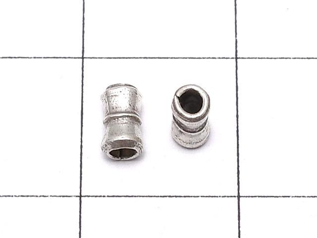 カレンシルバー ロンデル(チューブ)4.5×2×2mm 10粒 サムネイル2