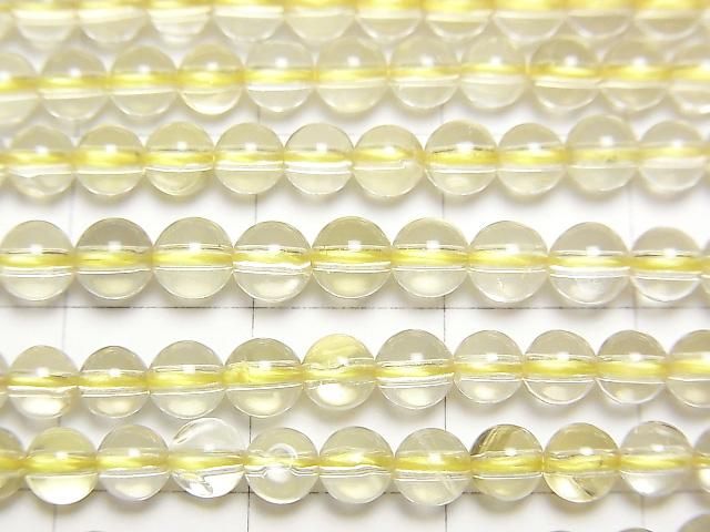 【動画】レモンクォーツAAA- ラウンド4mm 1連(約38cm) サムネイル2