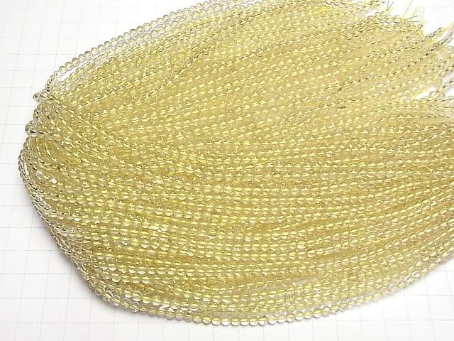 【動画】レモンクォーツAAA- ラウンド4mm 1連(約38cm) サムネイル4