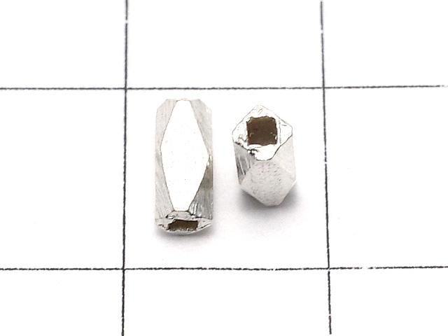 カレンシルバー カット入りチューブ7×3×3mm ホワイトシルバー 4粒 サムネイル2