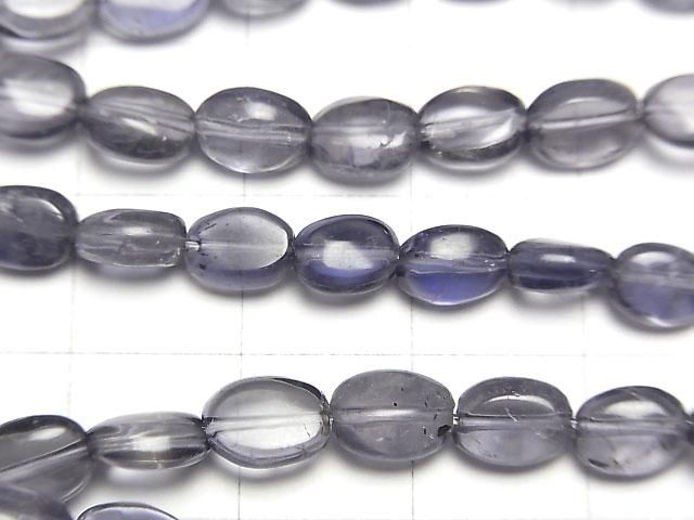 【動画】アイオライトAA++ オーバル7×5×3mm 半連/1連(約36cm) サムネイル2