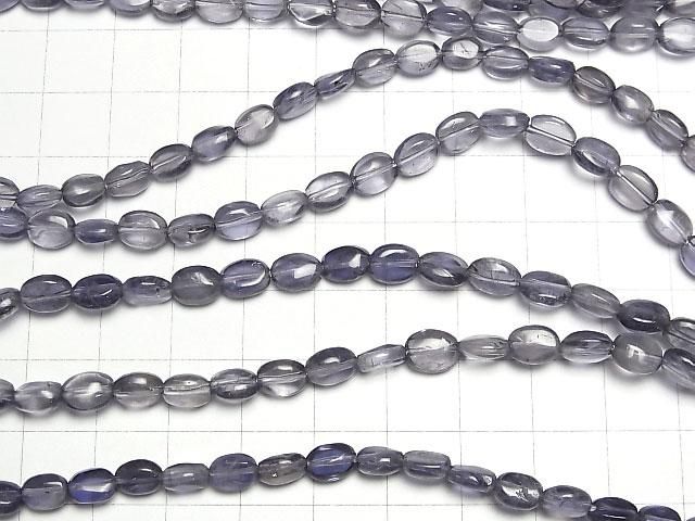 【動画】アイオライトAA++ オーバル7×5×3mm 半連/1連(約36cm) サムネイル3
