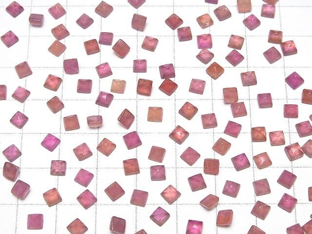 【動画】宝石質ルビーAAA- シュガーローフカット4×4mm 5個 サムネイル4