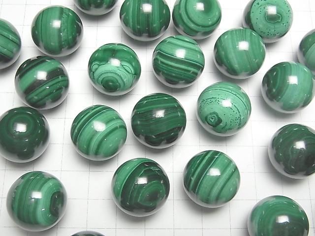 【動画】マラカイトAAA スフィア・ラウンド20mm 1個 サムネイル3