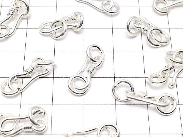 Silver925 丸カン付きU字フック15×6.5mm ホワイトシルバー 1個 サムネイル3