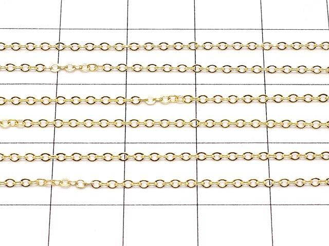 14KGF 平小豆チェーン 1.4mm 【40cm】 【45cm】ネックレス 1本 サムネイル3