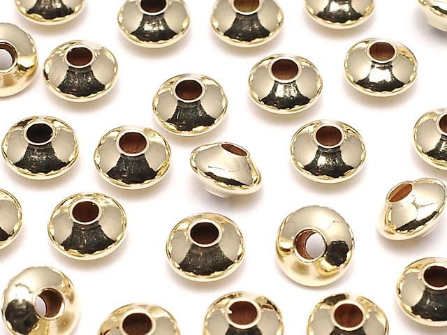 14KGF ロンデル【3.5mm】【4.5mm】【5.5mm】【7.3mm】 2粒の画像