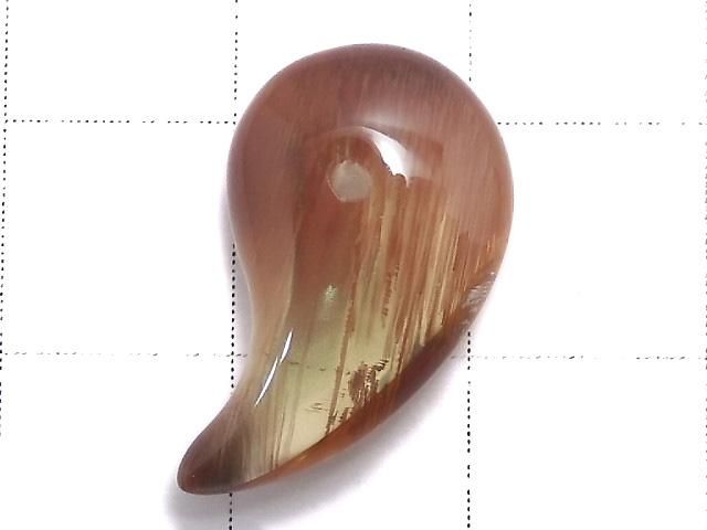 【動画】【1点もの】宝石質チベット産アンデシンAAA 勾玉 1個 NO.9 サムネイル2