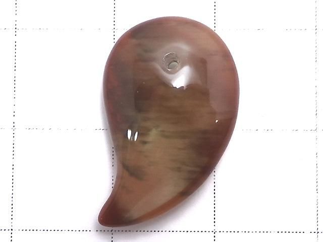 【動画】【1点もの】宝石質チベット産アンデシンAAA 勾玉 1個 NO.22 サムネイル2