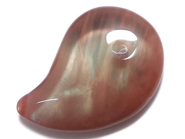 【動画】【1点もの】宝石質チベット産アンデシンAAA 勾玉 1個 NO.24の画像