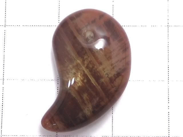 【動画】【1点もの】宝石質チベット産アンデシンAAA 勾玉 1個 NO.27 サムネイル2