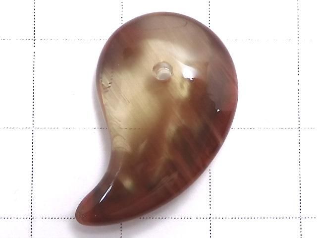 【動画】【1点もの】宝石質チベット産アンデシンAAA 勾玉 1個 NO.28 サムネイル2