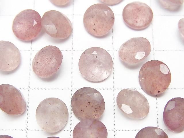 【動画】宝石質ピンクエピドートAA++ ルース ラウンドファセットカット7×7mm 5粒 サムネイル2
