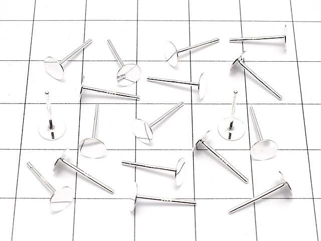【動画】Silver925 ピアスポスト&キャッチ ラウンドディスク 【3mm】【4mm】【5mm】【6mm】【8mm】 生地 2ペア サムネイル4