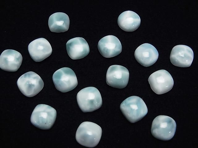 【動画】ラリマーAA++ スクエア カボション8×8mm 2個 サムネイル4