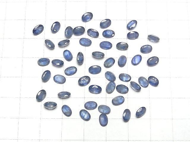 【動画】宝石質サファイアAAA- ルース オーバルファセットカット6×4mm 1粒 サムネイル4