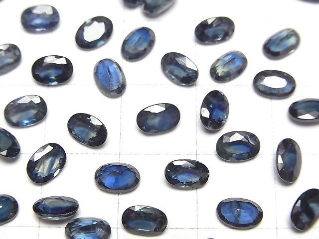 【動画】宝石質サファイアAAA- ルース オーバルファセットカット6×4mm 1粒 サムネイル2