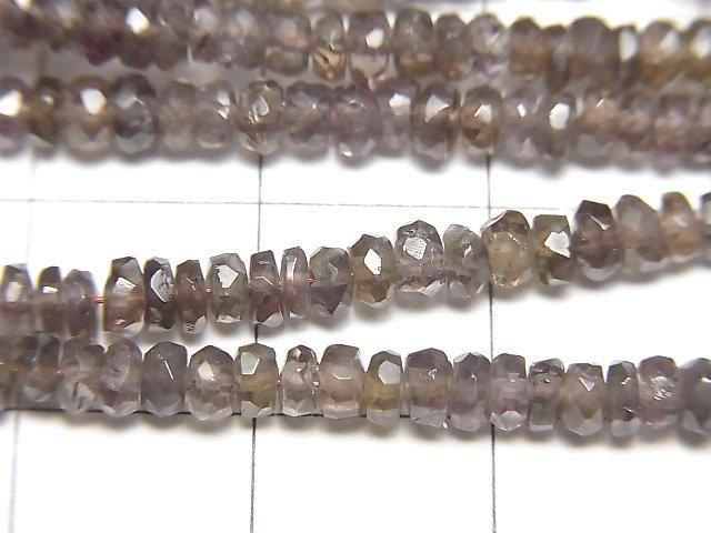 【動画】【素晴らしい輝き】宝石質カラーチェンジガーネットAA++ ボタンカット 半連/1連(約38cm) サムネイル2