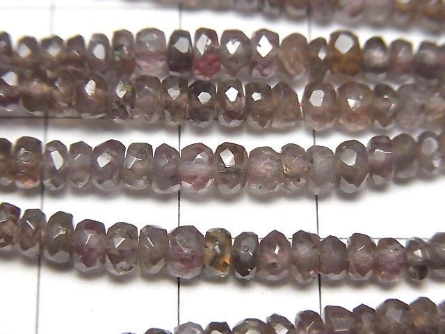 【動画】【素晴らしい輝き】宝石質カラーチェンジガーネットAA++ ボタンカット 半連/1連(約38cm) サムネイル2