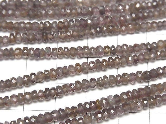 【動画】【素晴らしい輝き】宝石質カラーチェンジガーネットAA++ ボタンカット 半連/1連(約38cm) サムネイル3