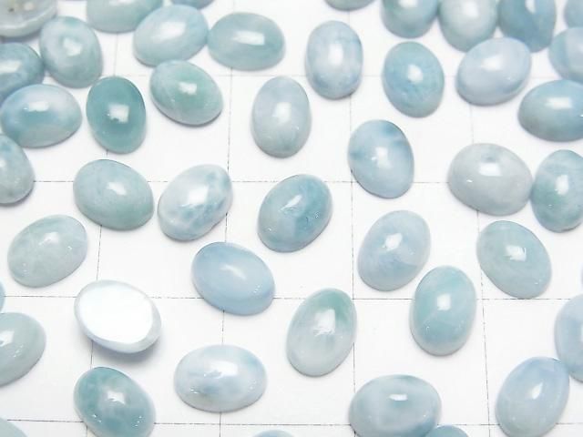 【動画】ラリマーAA オーバル カボション7×5mm 10個 サムネイル2