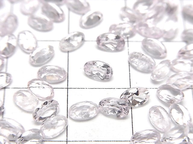 【動画】モルガナイトAA++ ルース オーバルファセットカット5×3mm 5粒