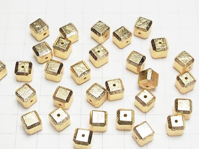 【動画】メテオライト(ムオニナルスタ隕石) キューブ6mm・8mm・10mm イエローゴールド NO.1 1粒 サムネイル4
