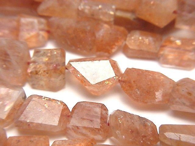 【動画】サンストーンAA タンブルカット 1連(約38cm)の画像