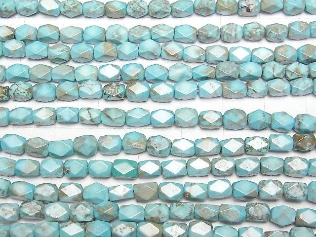 【動画】マグネサイトターコイズ レクタングルチューブカット5×4×4mm 1連(約34cm) サムネイル3