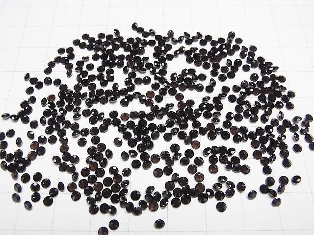 【動画】宝石質スモーキークォーツAAA ルース ラウンドファセットカット3×3mm 10粒 サムネイル4