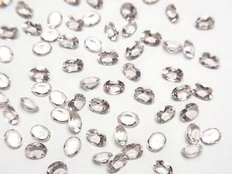 【動画】宝石質モルガナイトAAAA ルース オーバルファセットカット4×3mm 3粒