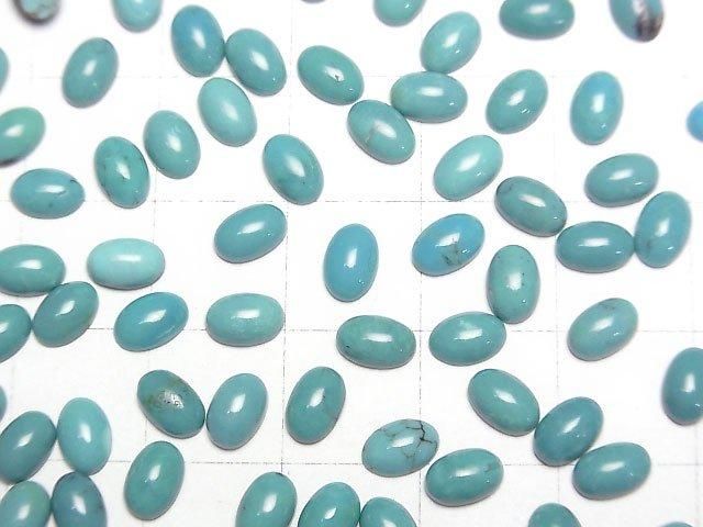 【動画】ターコイズAA++ オーバル カボション6×4mm 5個 サムネイル3