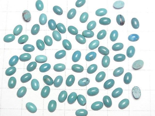 【動画】ターコイズAA++ オーバル カボション6×4mm 5個 サムネイル4