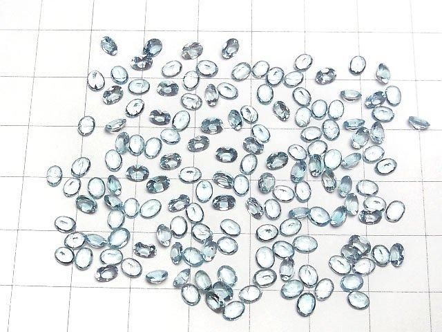 【動画】宝石質アパタイトAAA ルース オーバルファセットカット4×3mm 10粒 サムネイル4