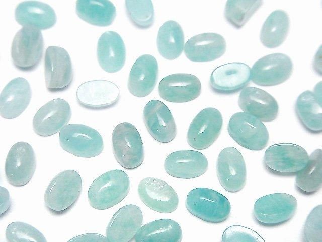 【動画】アマゾナイトAA++ オーバル カボション6×4mm 10個の画像