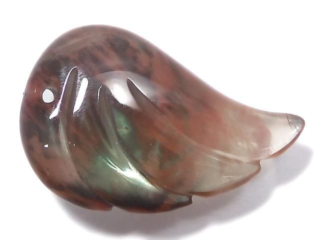 【動画】【1点もの】宝石質チベット産アンデシンAAA 天使の羽根 1個 NO.25の画像
