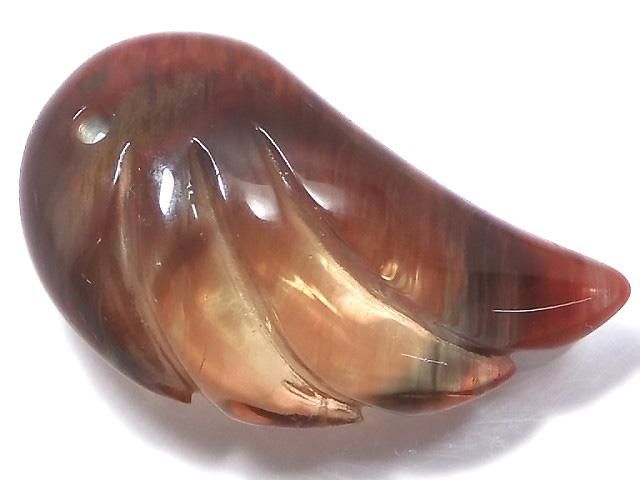 【動画】【1点もの】宝石質チベット産アンデシンAAA 天使の羽根 1個 NO.37の画像