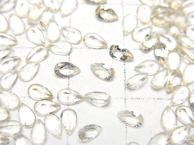 【動画】宝石質スキャポライト ルース ペアシェイプファセットカット5×3mm 5粒 サムネイル2