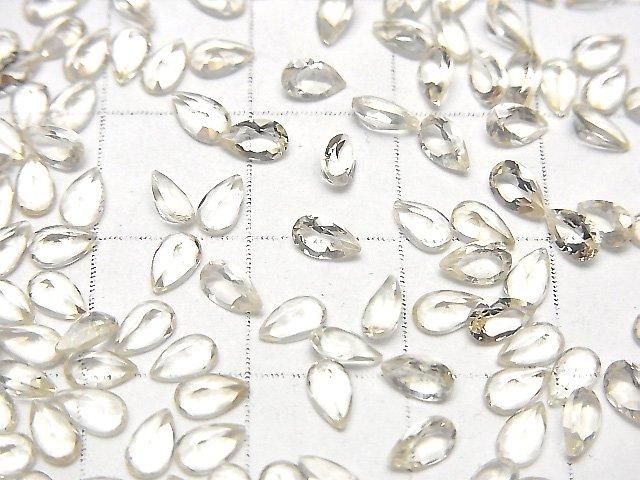 【動画】宝石質スキャポライト ルース ペアシェイプファセットカット5×3mm 5粒 サムネイル3