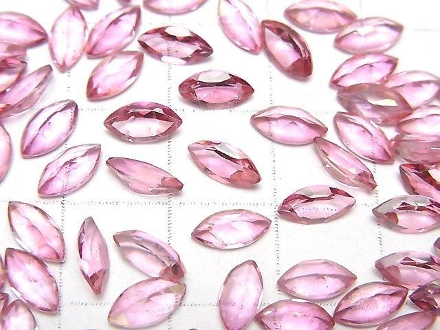 【動画】宝石質ピンクトパーズAAA ルース マーキスファセットカット8×4mm 5粒 サムネイル3