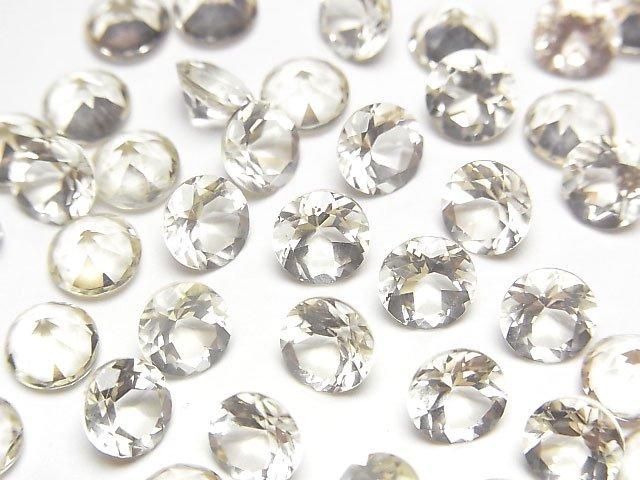 【動画】宝石質オレゴンサンストーンAAA ルース ラウンドファセットカット6×6mm 2粒の画像