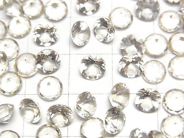 【動画】宝石質オレゴンサンストーンAAA ルース ラウンドファセットカット6×6mm 2粒 サムネイル2