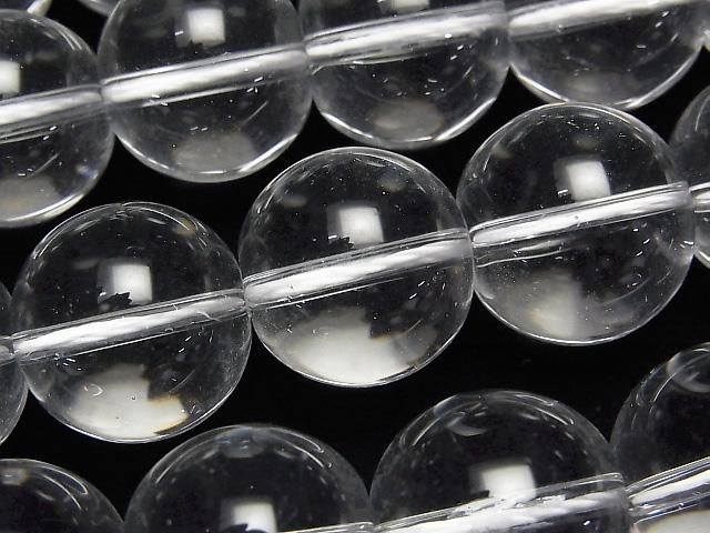 【動画】クリスタル(溶錬水晶)AAA ラウンド18mm 1連(約34cm)の画像