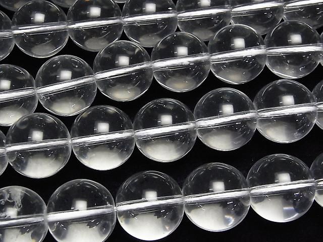 【動画】クリスタル(溶錬水晶)AAA ラウンド20mm 1連(約34cm) サムネイル3