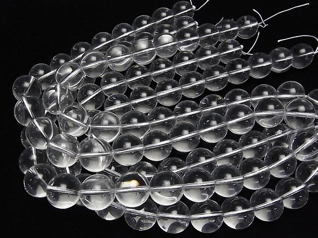 【動画】クリスタル(溶錬水晶)AAA ラウンド20mm 1連(約34cm) サムネイル4