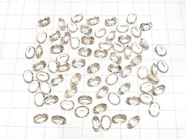 【動画】宝石質オレゴンサンストーンAAA ルース オーバルファセットカット8×6mm 1粒 サムネイル4