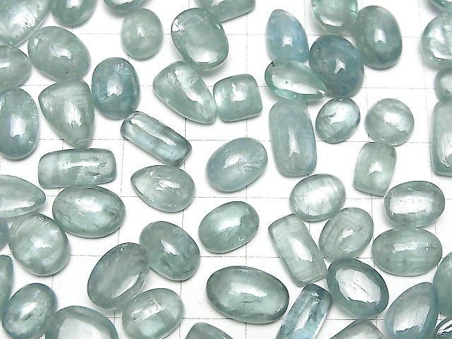 【動画】宝石質アクアカイヤナイトAA++ ミックスシェイプ カボション 3個 サムネイル4